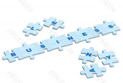 Word business from slices of a puzzle