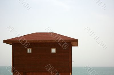 Dead sea house horison