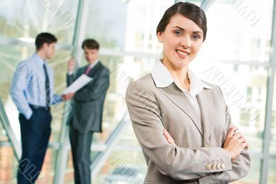 Attractive secretary