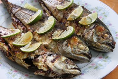 Grilled fish