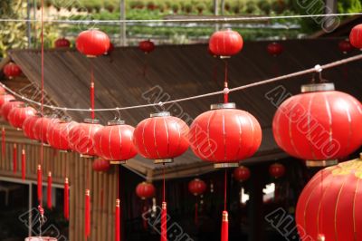 Chinese red lanterns