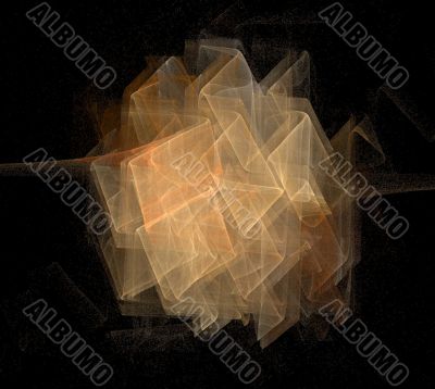 Fractal 24 - orange colors small