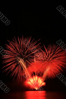 red fireworks