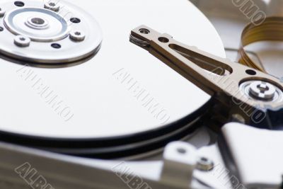 detail of hard disk drive