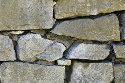 Stone wall texture detail