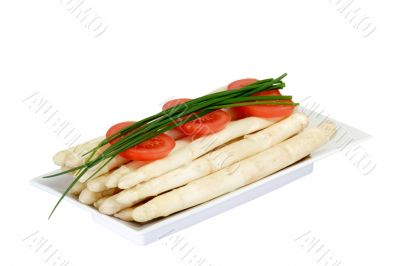 Asparagus with chive