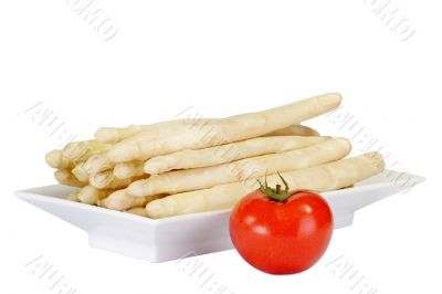 Asparagus with tomato