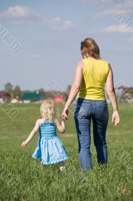 mother and daughter