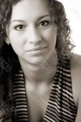 smiling woman portrait
