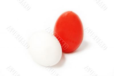 Red and white