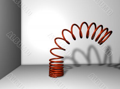 Metal spring