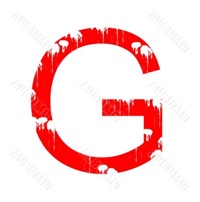 Grunge Letter G