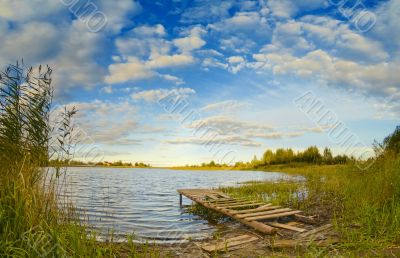 Lake landscape