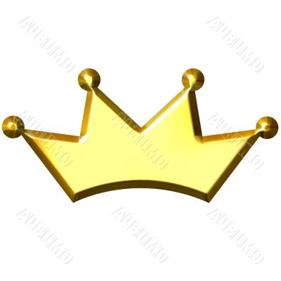 3D Golden Crown