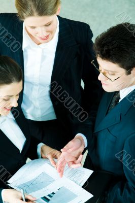 Discussing business project