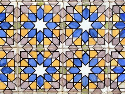 Old ceramic tiles