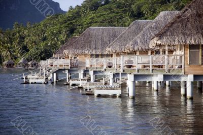 tropical resorts in water
