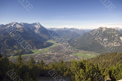 Garmisch-Partenkirchen from Wank