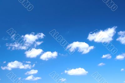 bright summer sky