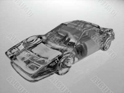 Model car glass