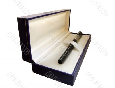 box with pen inside