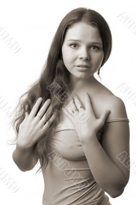 young woman portrait