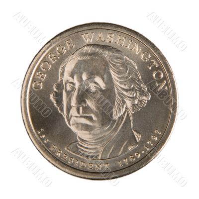 One Dollar Coin - Back
