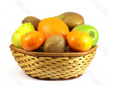 fruits a tangerine isolated
