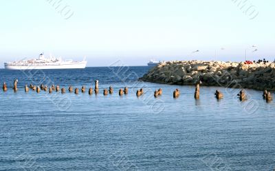 Broken pier