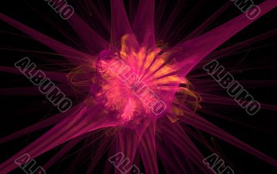 Pink fractal