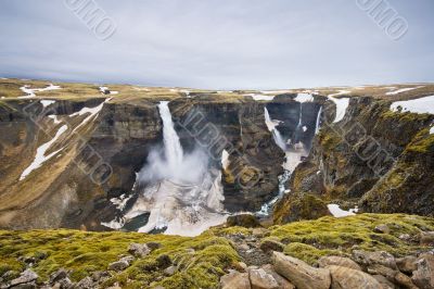 waterfall in iceland