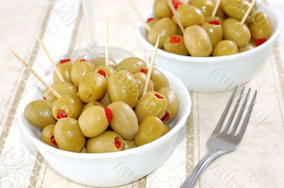 Olives, close-up