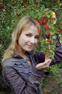 In garden