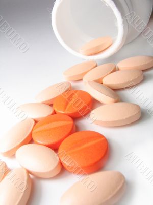 Colorful pills