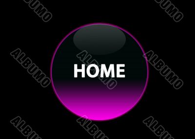pink neon buttom home