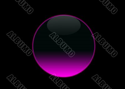 pink neon buttom empty
