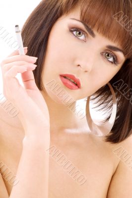 smoking lady #3