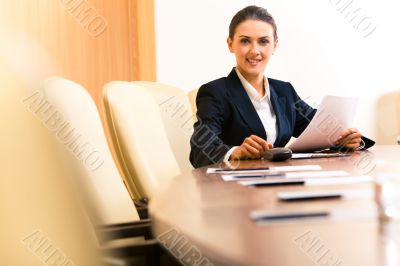 Woman at work