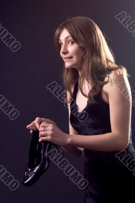 lady and shoes