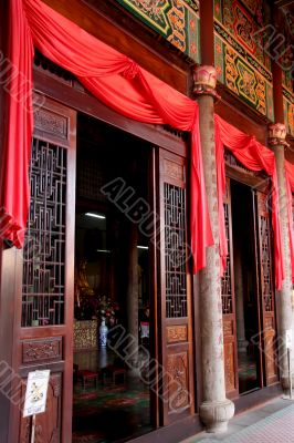Chinese temple entrance