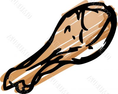 Fried chicken drumstick