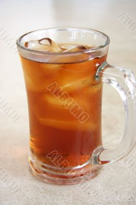 Ice tea in glass