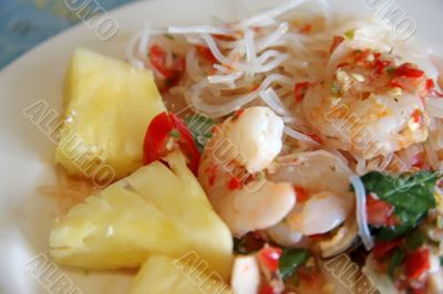 Thai prawn salad