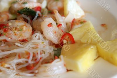 Thai prawn salad