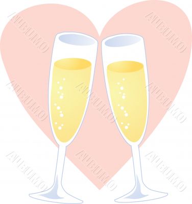 Champagne heart