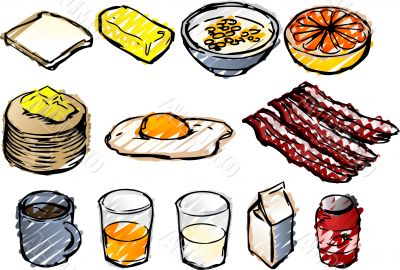 Breakfast sketch