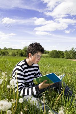 Reading boy