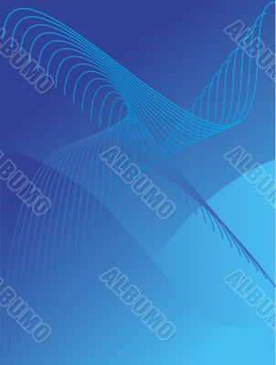 background in blue
