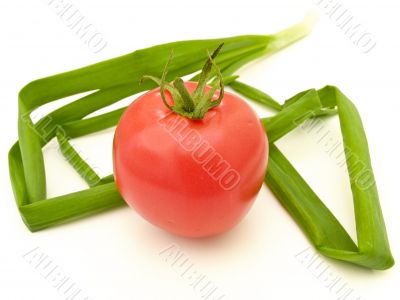 Tomato and leeks