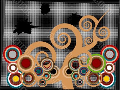 Vector abstract tree